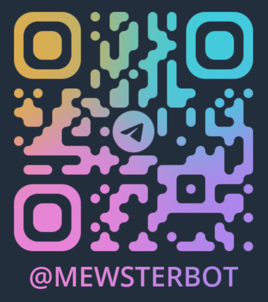 Mewster bot QR